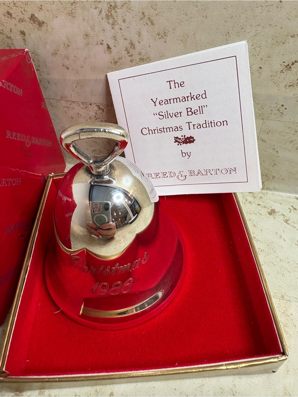 Reed & Barton 1986 Silver Bell